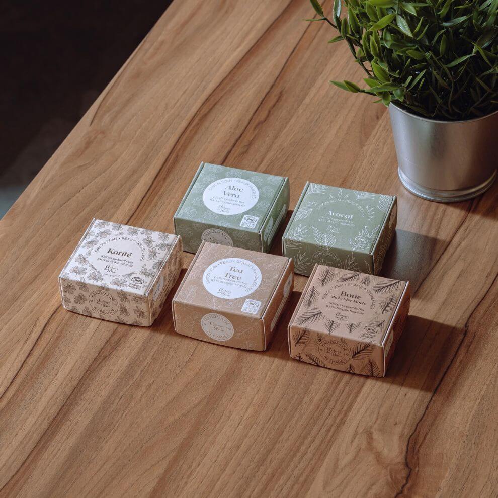 有機系列卵石香皂 蘆薈 (3)