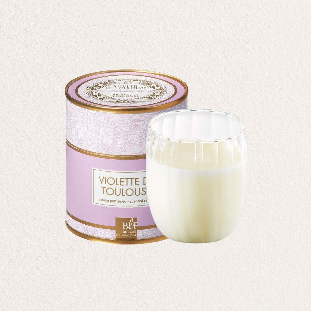 Bougies la Francaise 粉色甜蜜系列蠟燭 優雅紫羅蘭