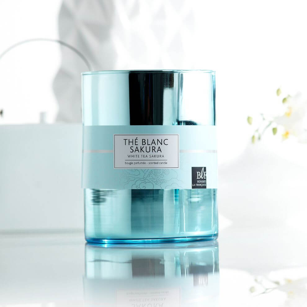 藍色輕步調系列蠟燭 櫻花白茶 (3)