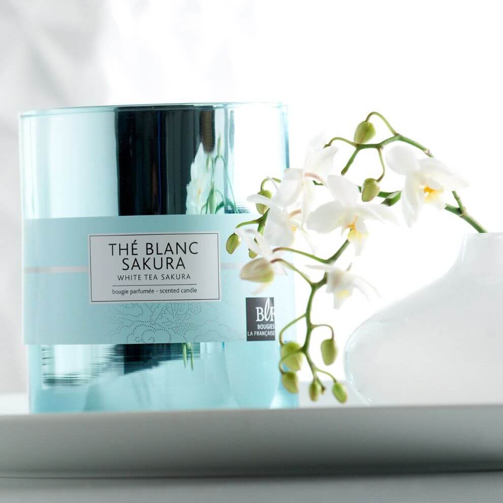 藍色輕步調系列蠟燭 櫻花白茶 (4)