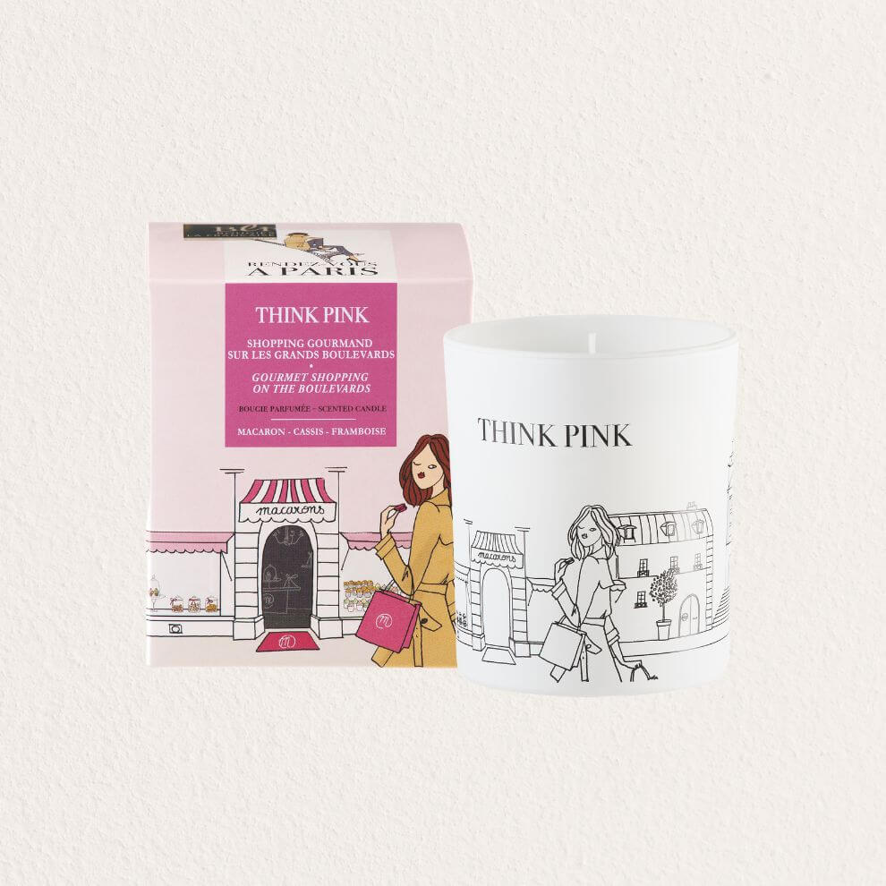 Bougies la Francaise 漫步巴黎系列香氛蠟燭 粉紅遐想