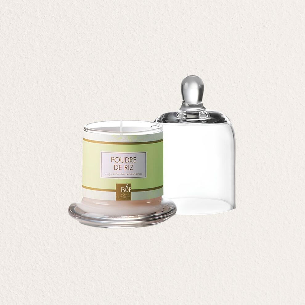 粉色甜蜜系列玻璃鐘罩蠟燭 清新香粉 (2)