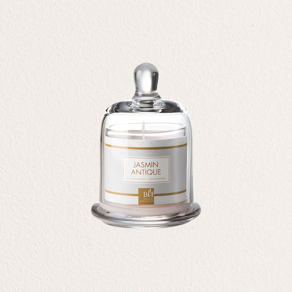 Bougies la Francaise 粉色甜蜜系列玻璃鐘罩蠟燭 復古茉莉