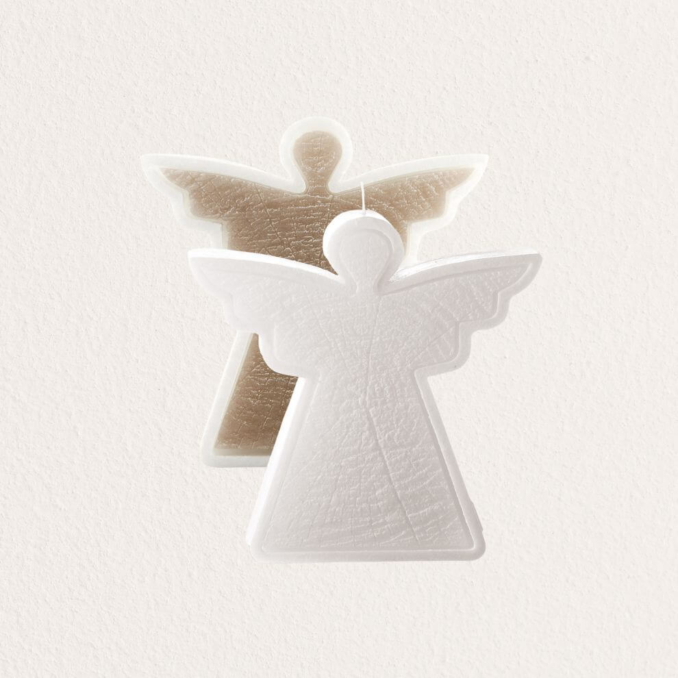 造型系列蠟燭 迷幻天使_白+褐 (1)