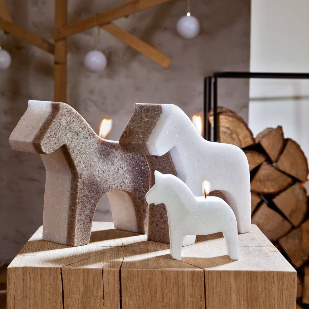 造型系列蠟燭 溫馨木馬 (6)