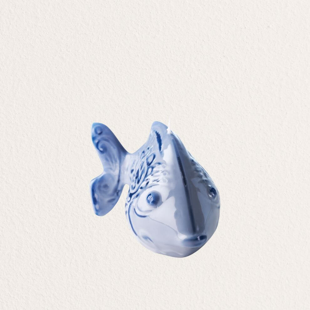 造型系列蠟燭 靛藍小魚 (2)