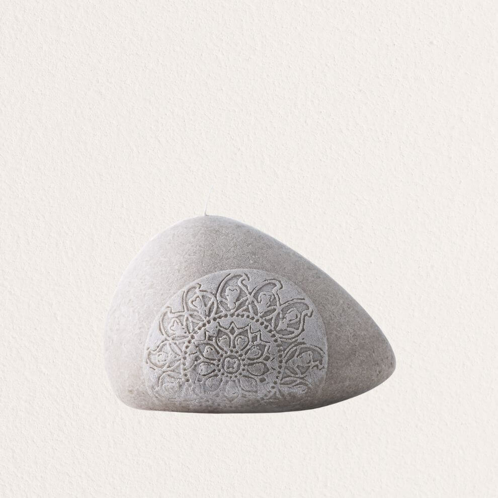 造型系列蠟燭 石蓮花_H8 (2)