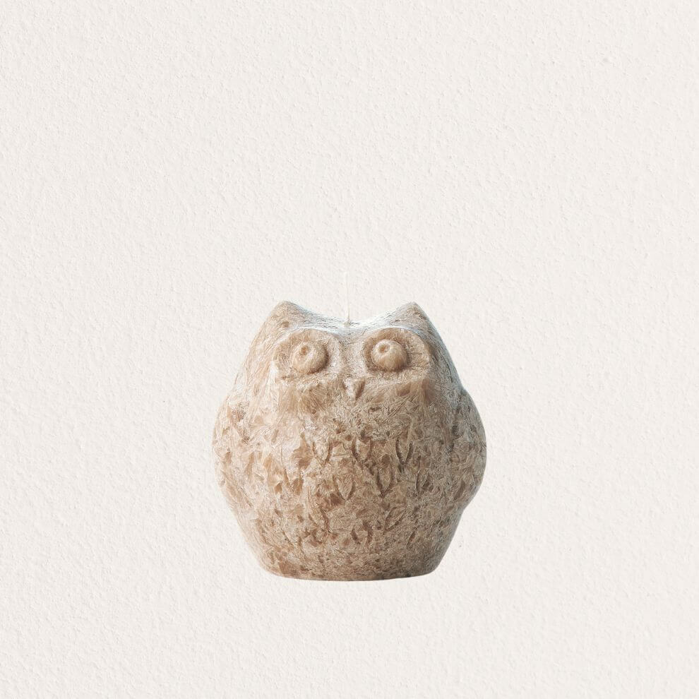 Bougies la Francaise 造型系列蠟燭 木質貓頭鷹