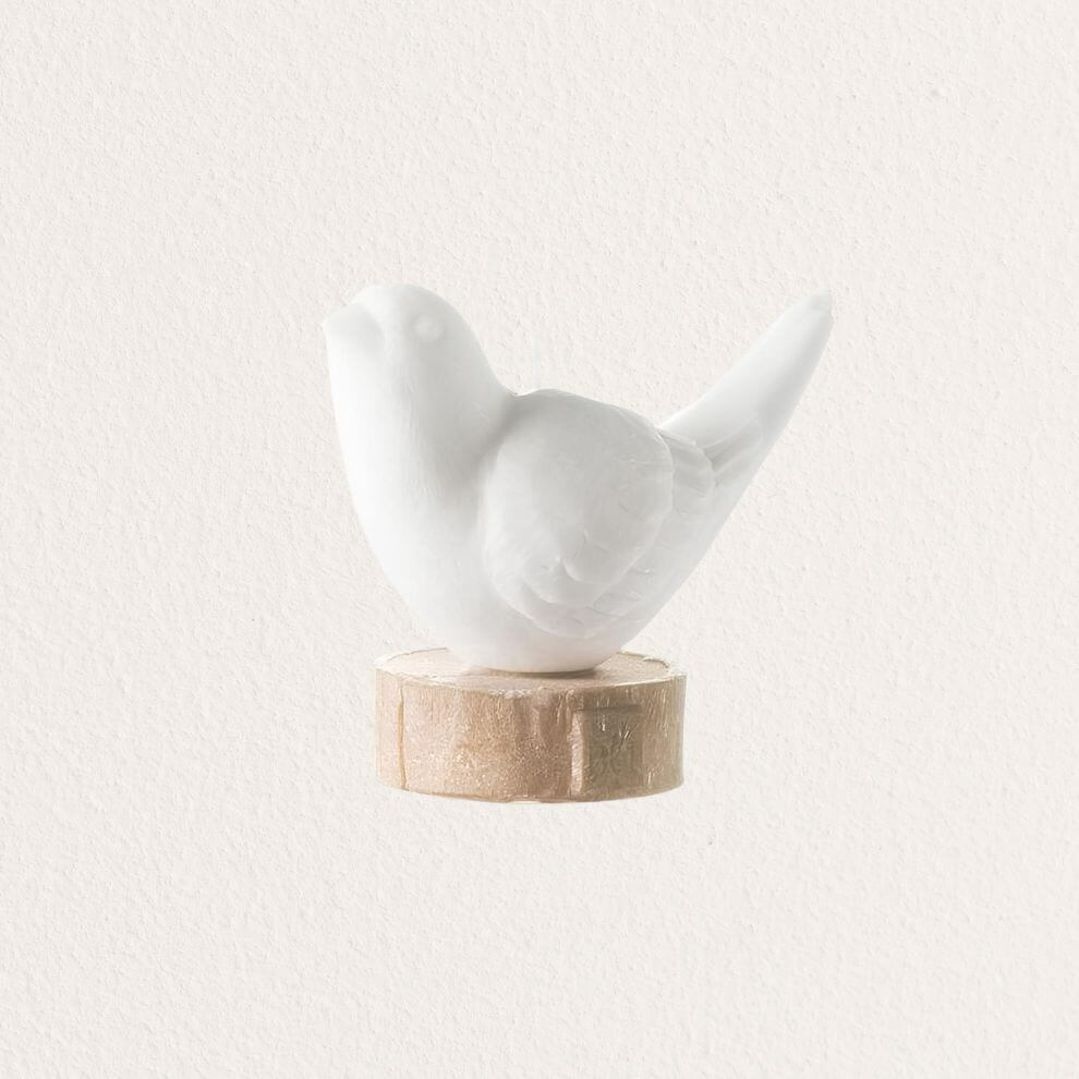 Bougies la Francaise 造型系列蠟燭 原木鳥兒