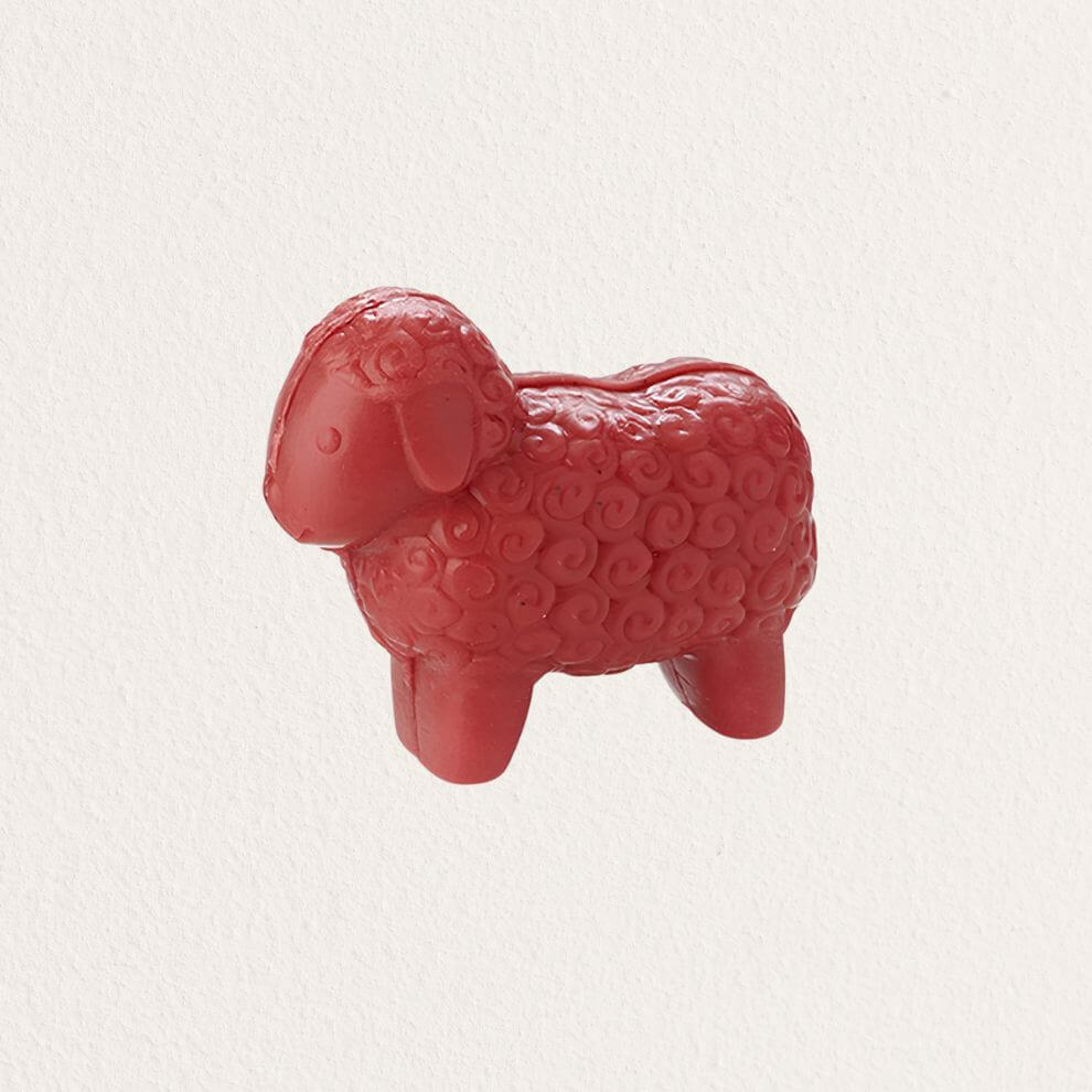 胖胖小羊造型香皂 石榴