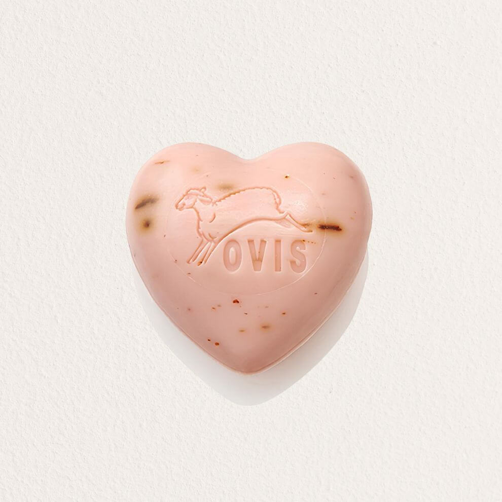 甜蜜心型造型香皂 野玫瑰