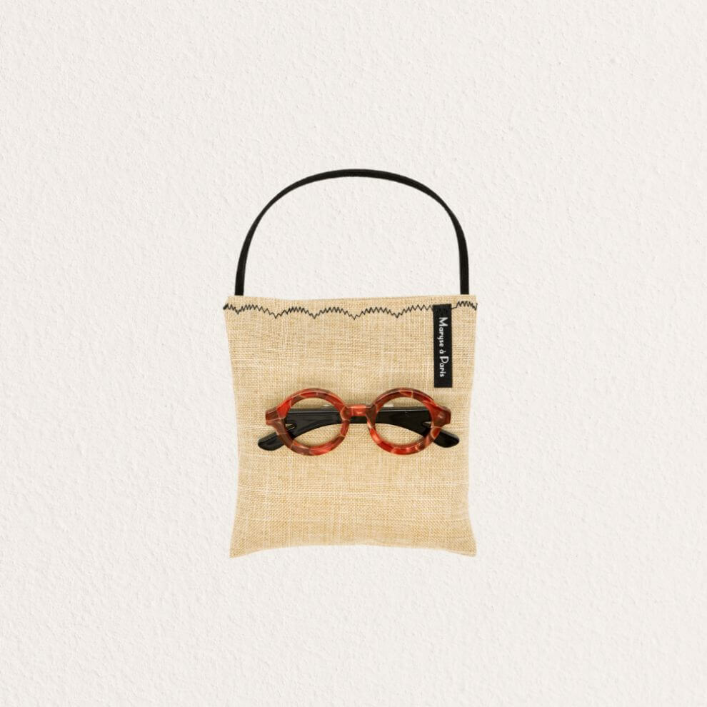 眼鏡別針香包 紅色_D