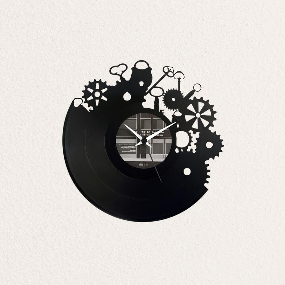 黑膠壁鐘 Work Orologio