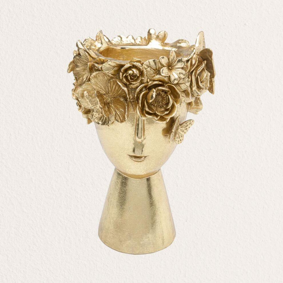 金色花冠造型花器 (2)