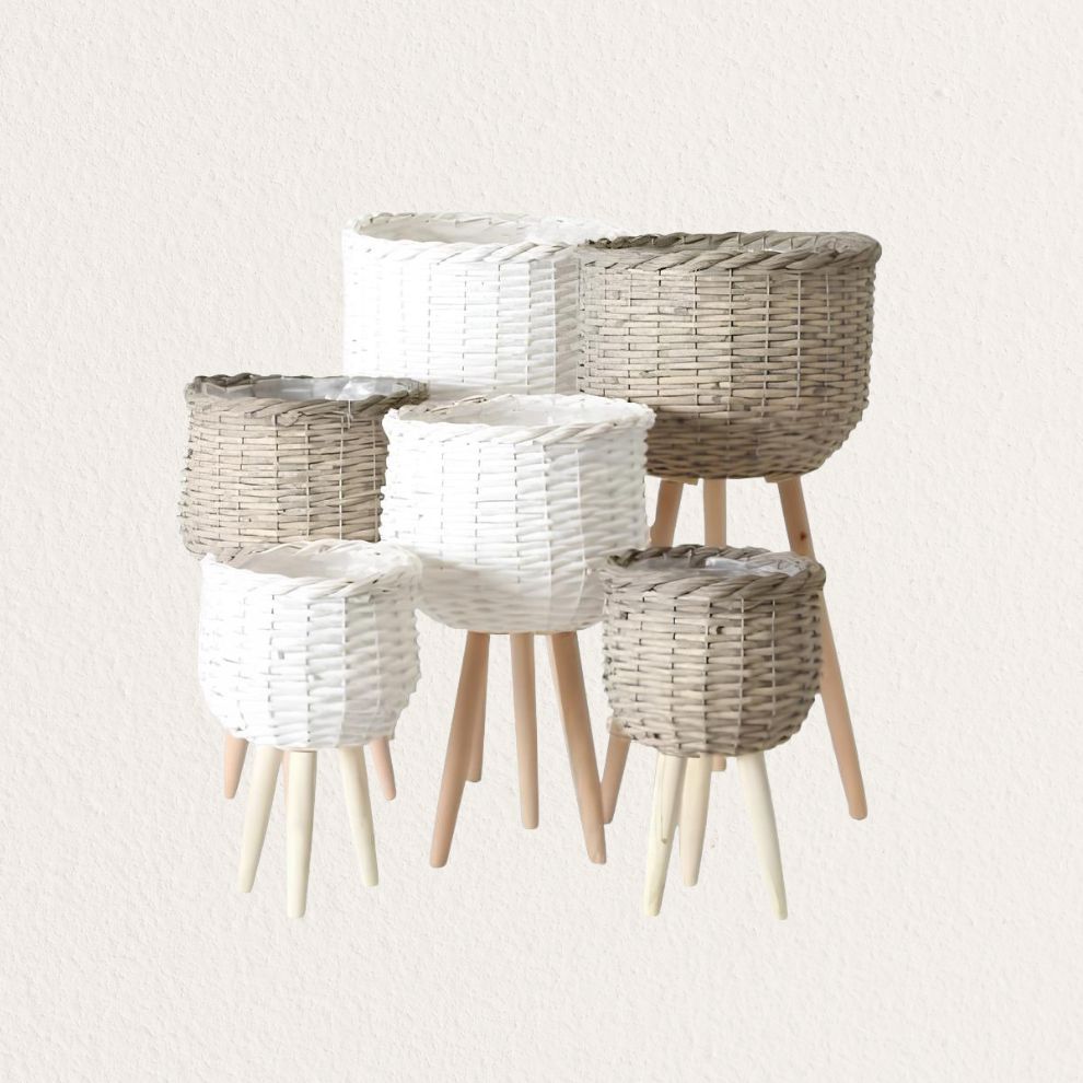 編織立式置物籃 (1)