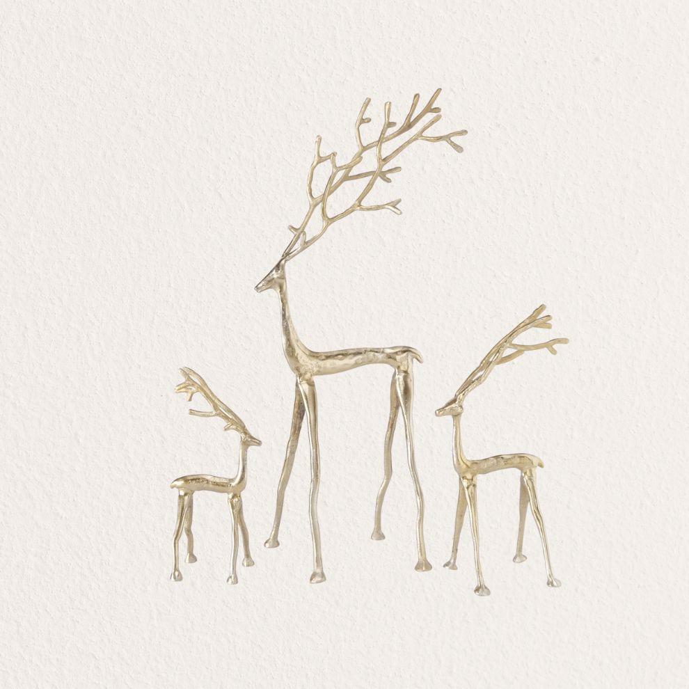 金麋鹿造型擺飾 (1)