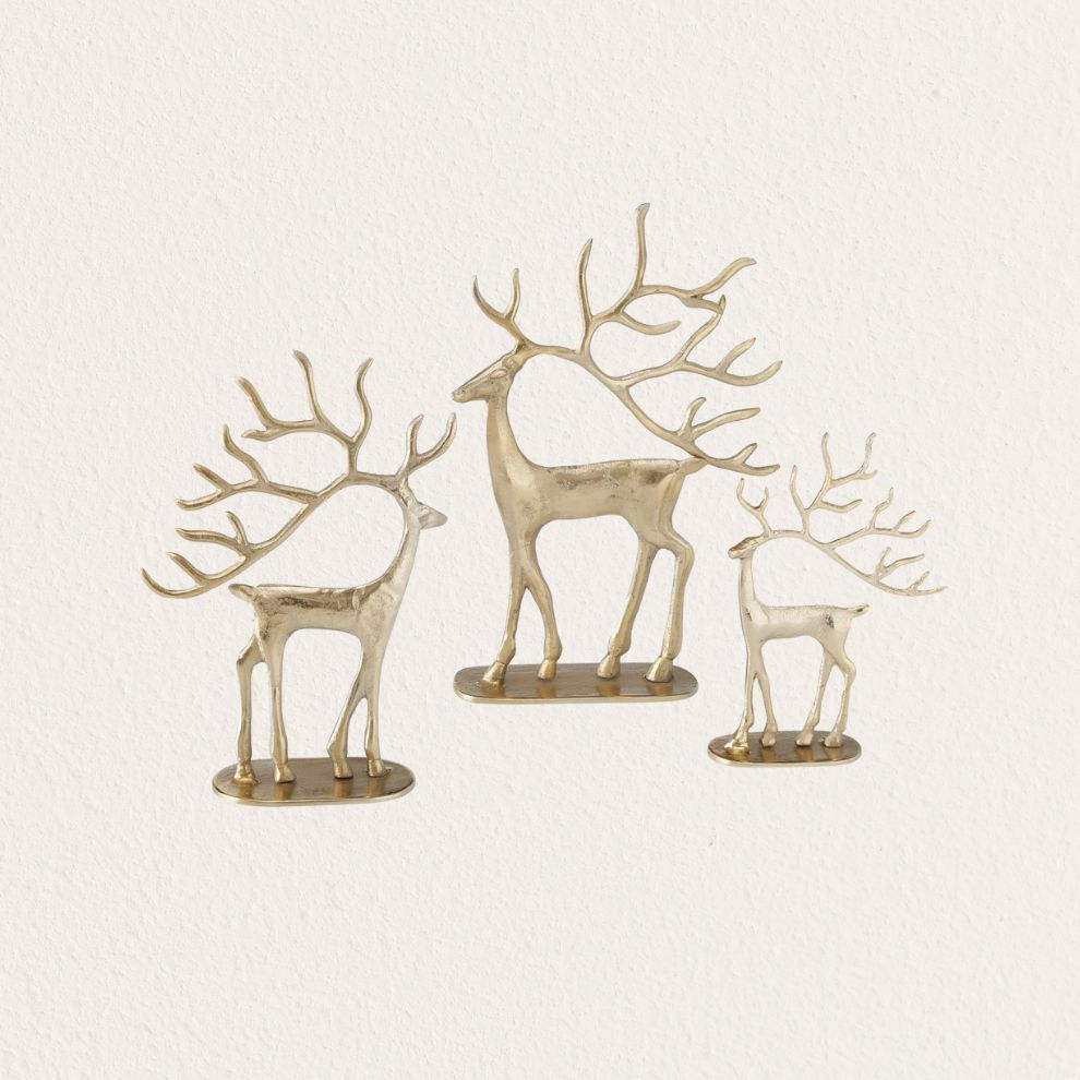 金麋鹿造型擺飾 (1)