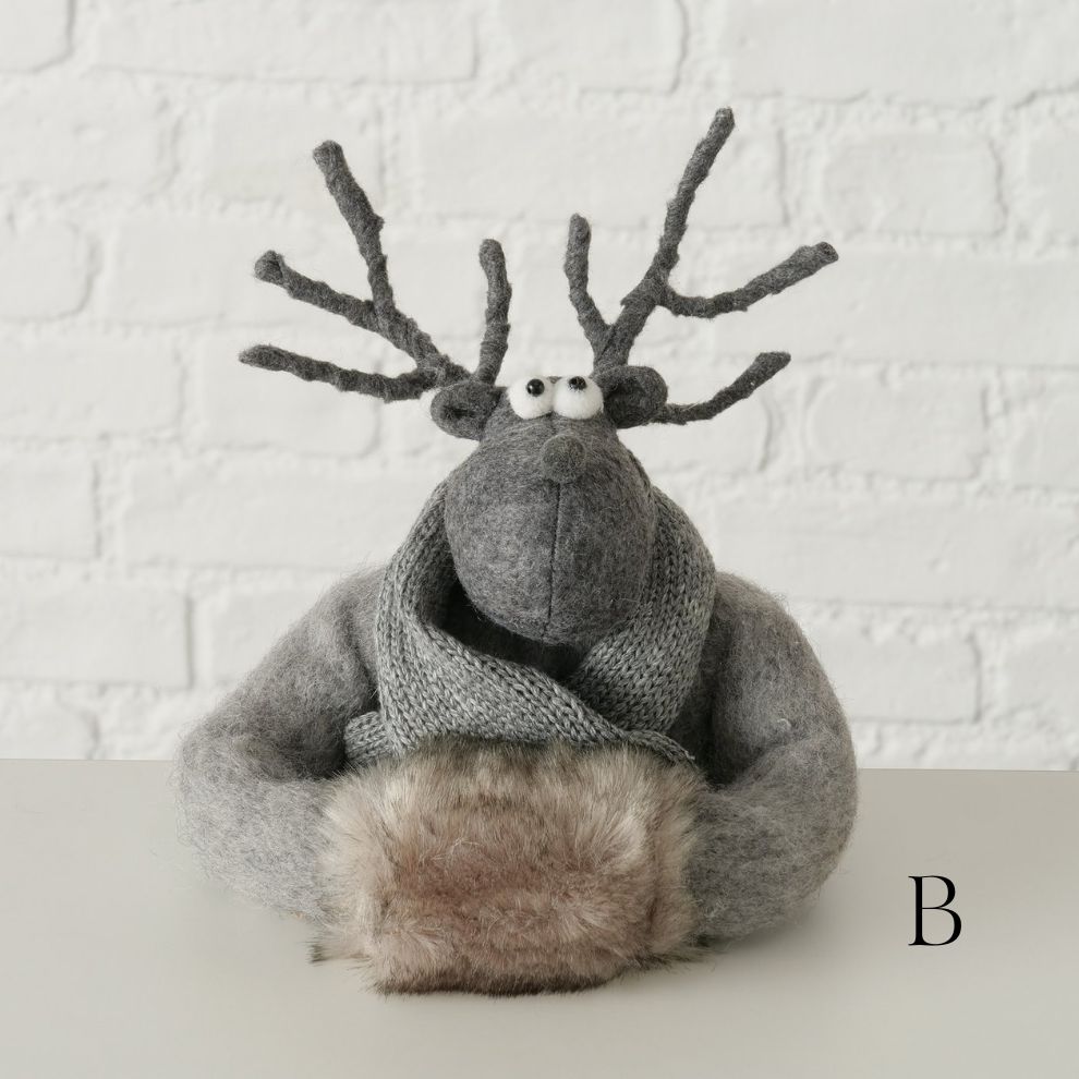 圍巾麋鹿造型擺飾 (4)