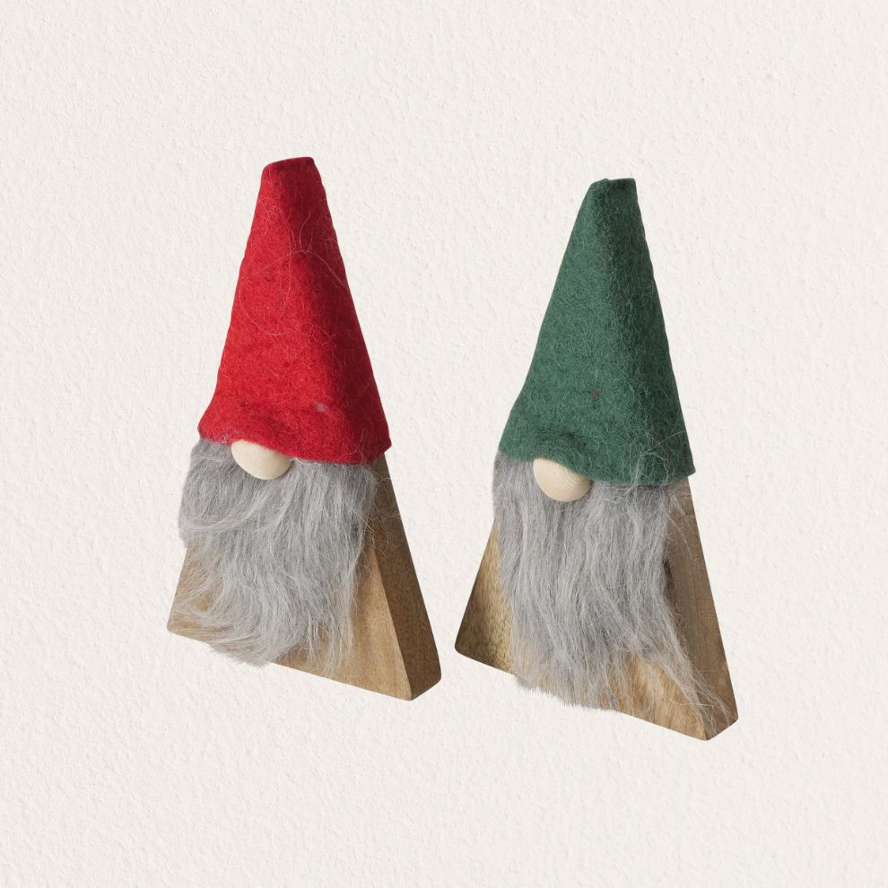 三角聖誕老人造型擺飾 (1)