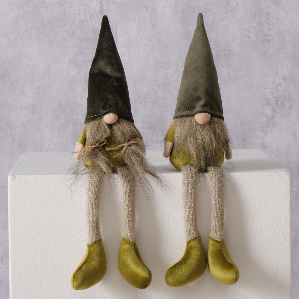 長腿聖誕老人造型擺飾 (2)