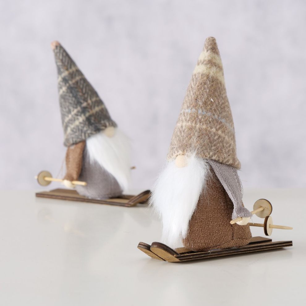 滑雪聖誕老人造型擺飾 (2)