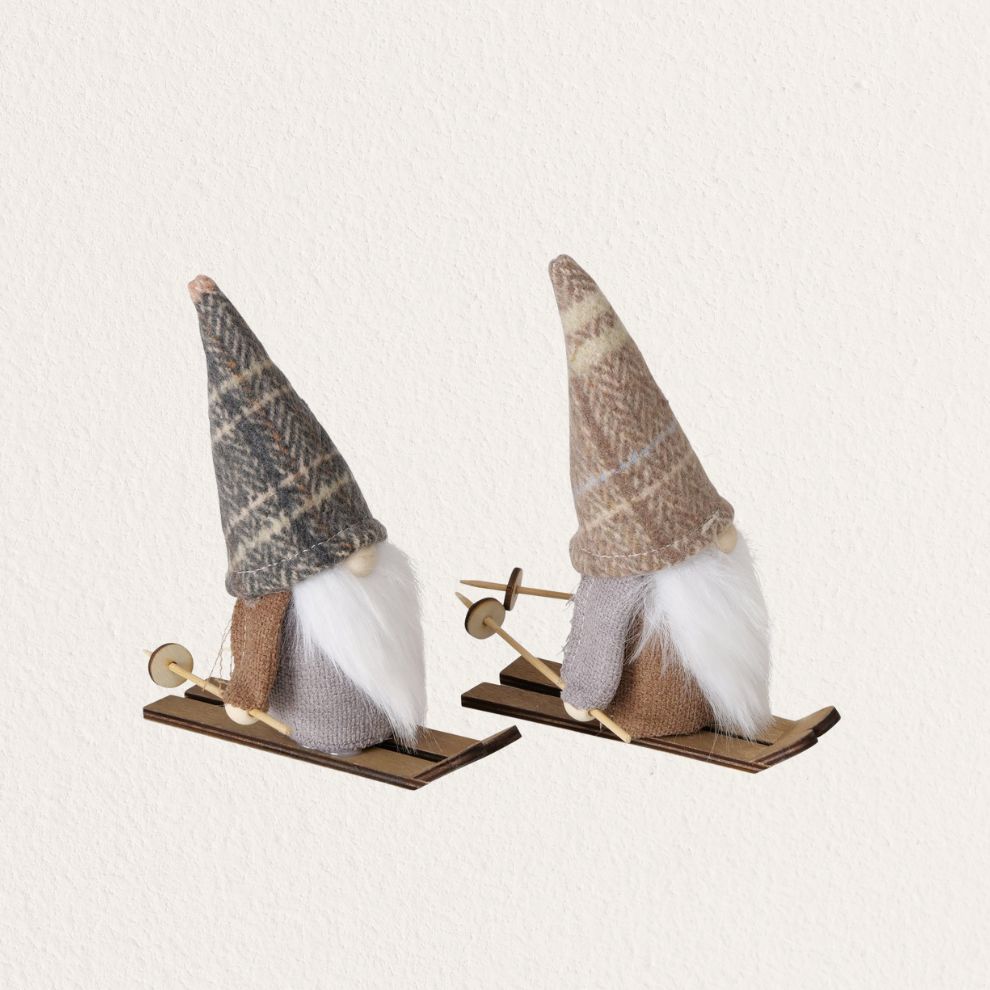 滑雪聖誕老人造型擺飾 (1)