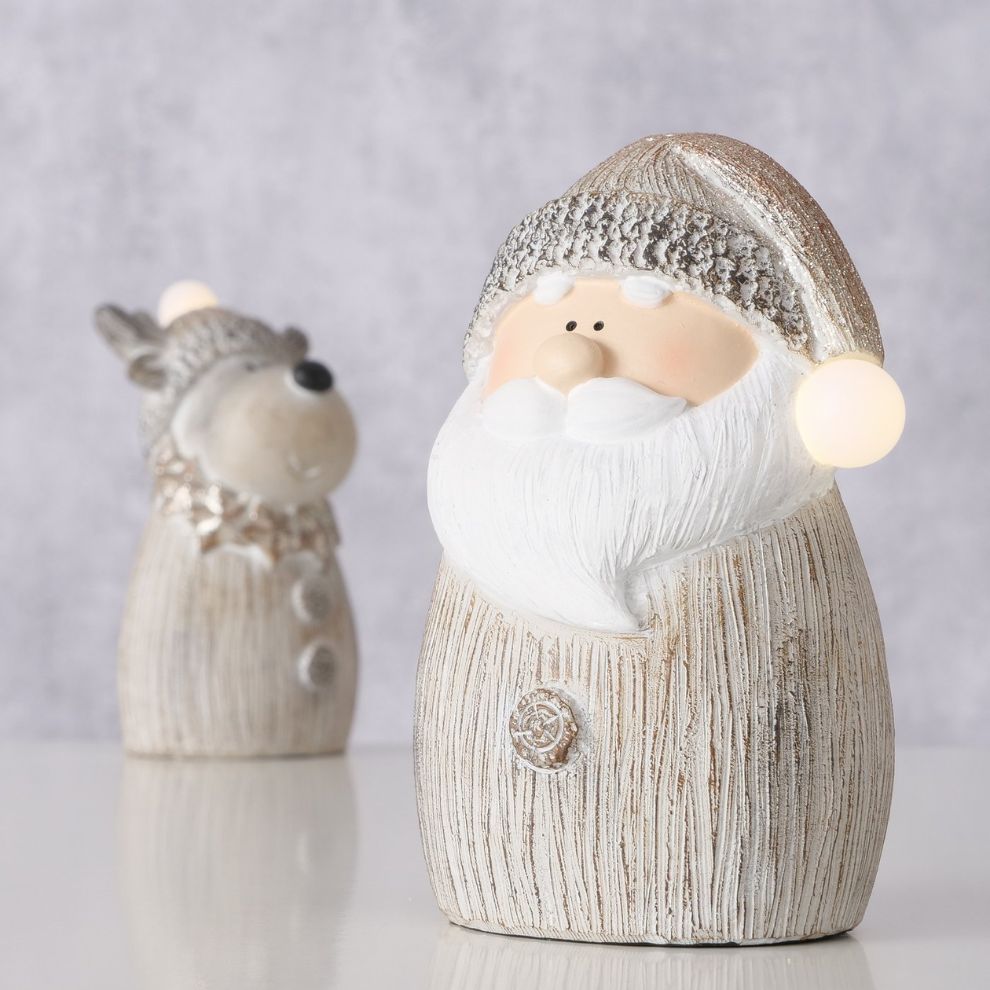 發光聖誕雕像造型擺飾 (2)