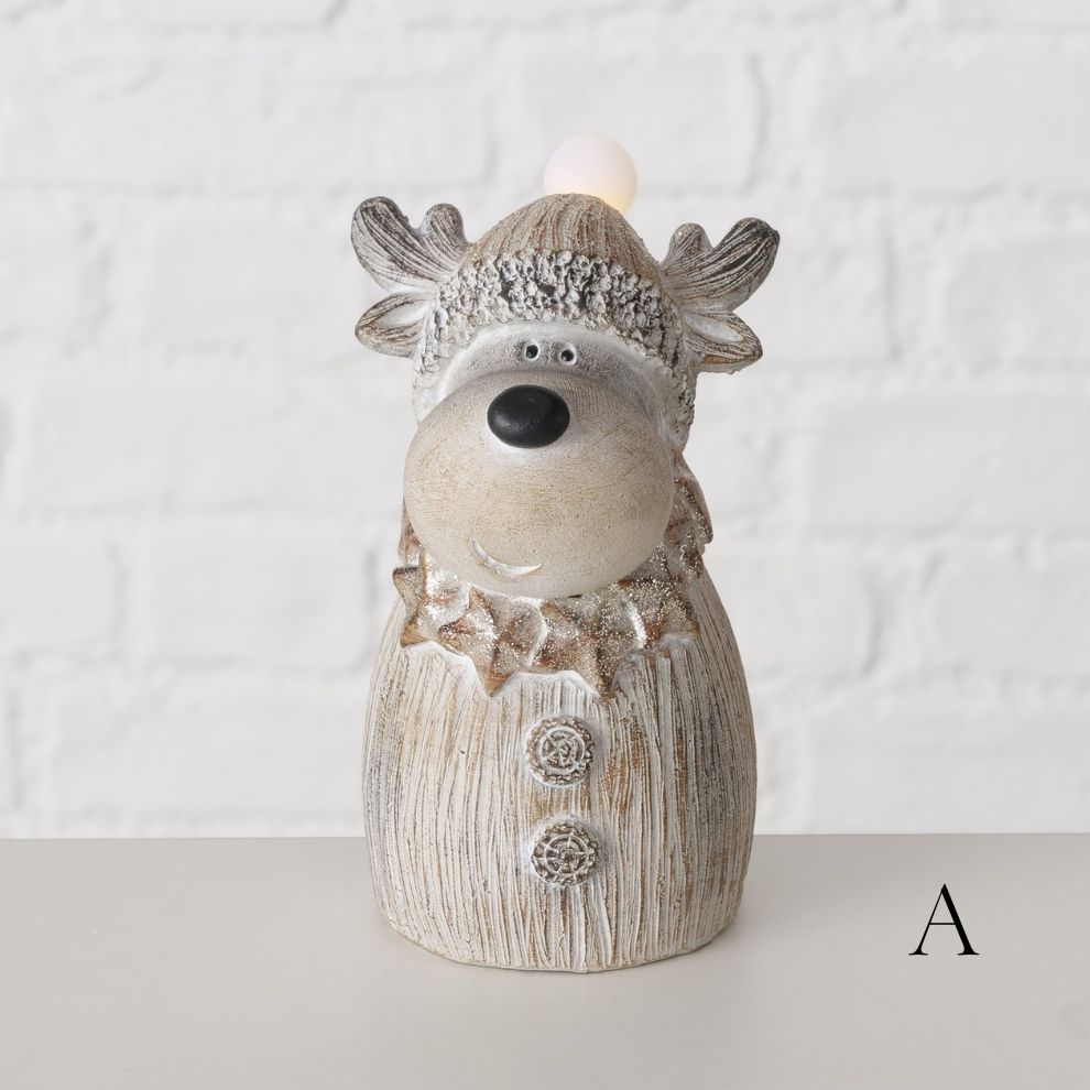 發光聖誕雕像造型擺飾 (5)