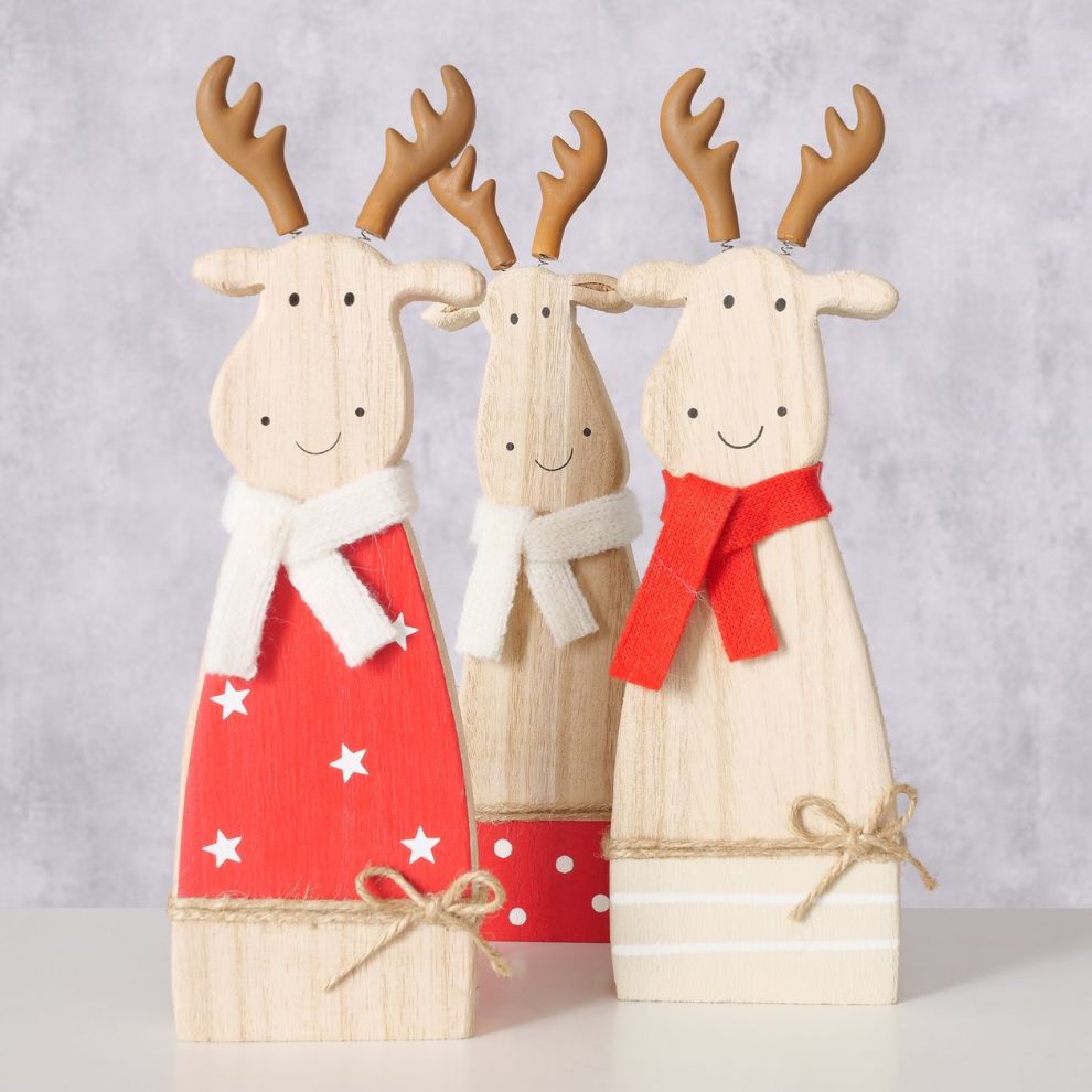 圍巾麋鹿造型擺飾 (2)