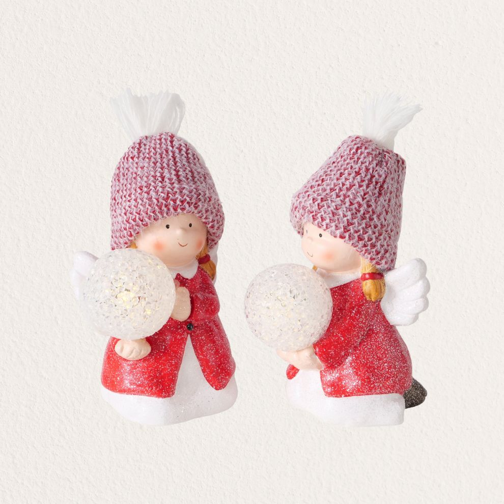 發光針織天使造型擺飾 (1)