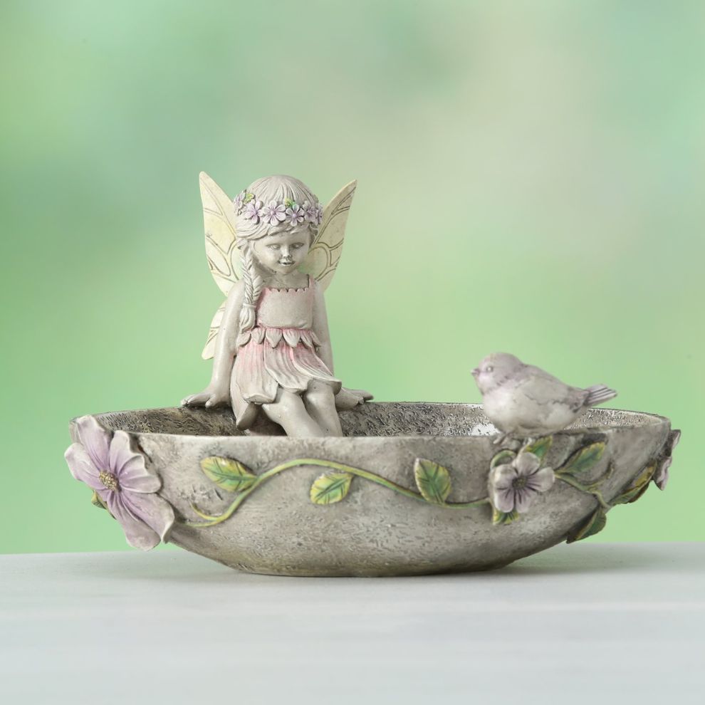 花仙子造型置物盤 (2)