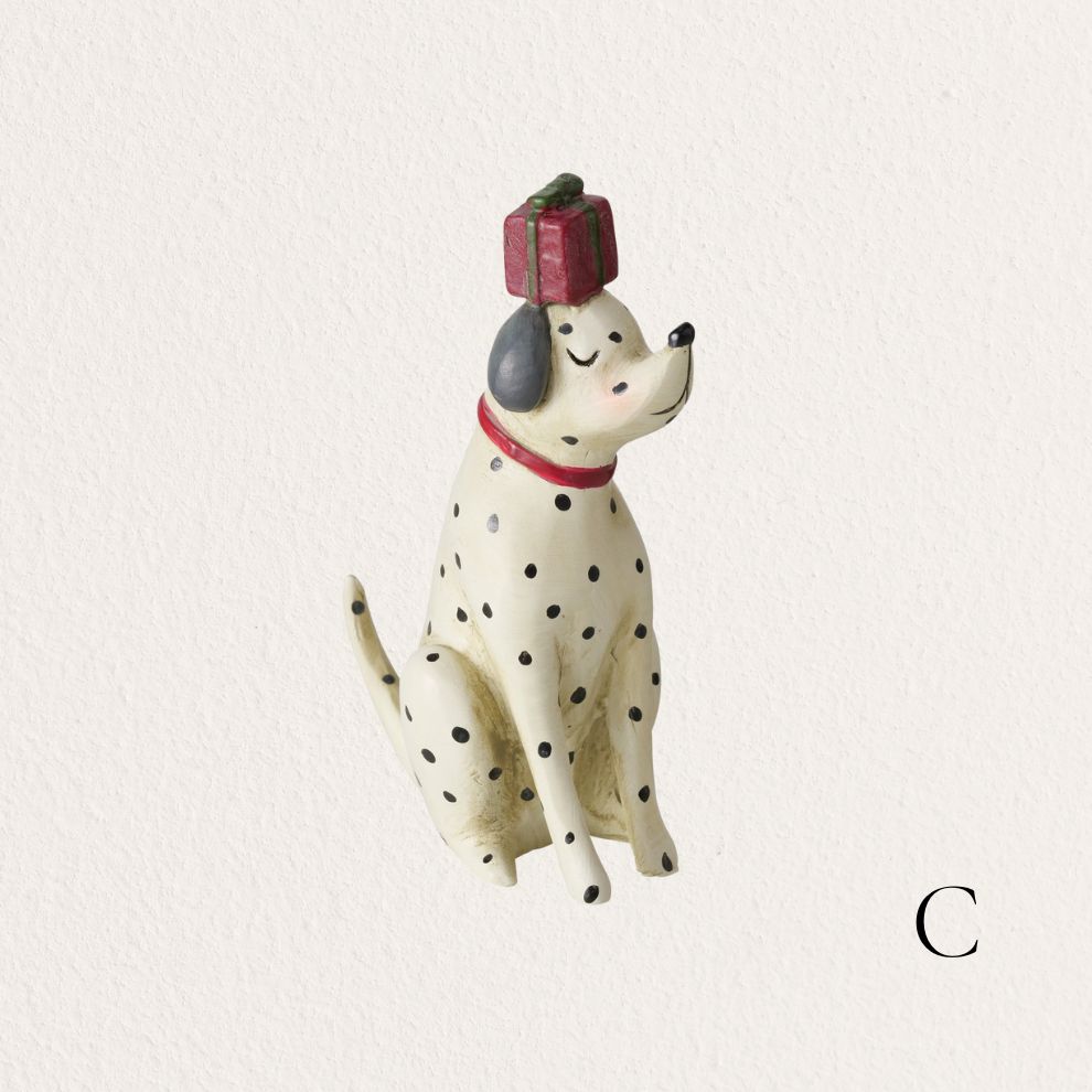 聖誕萌犬造型擺飾 (5)