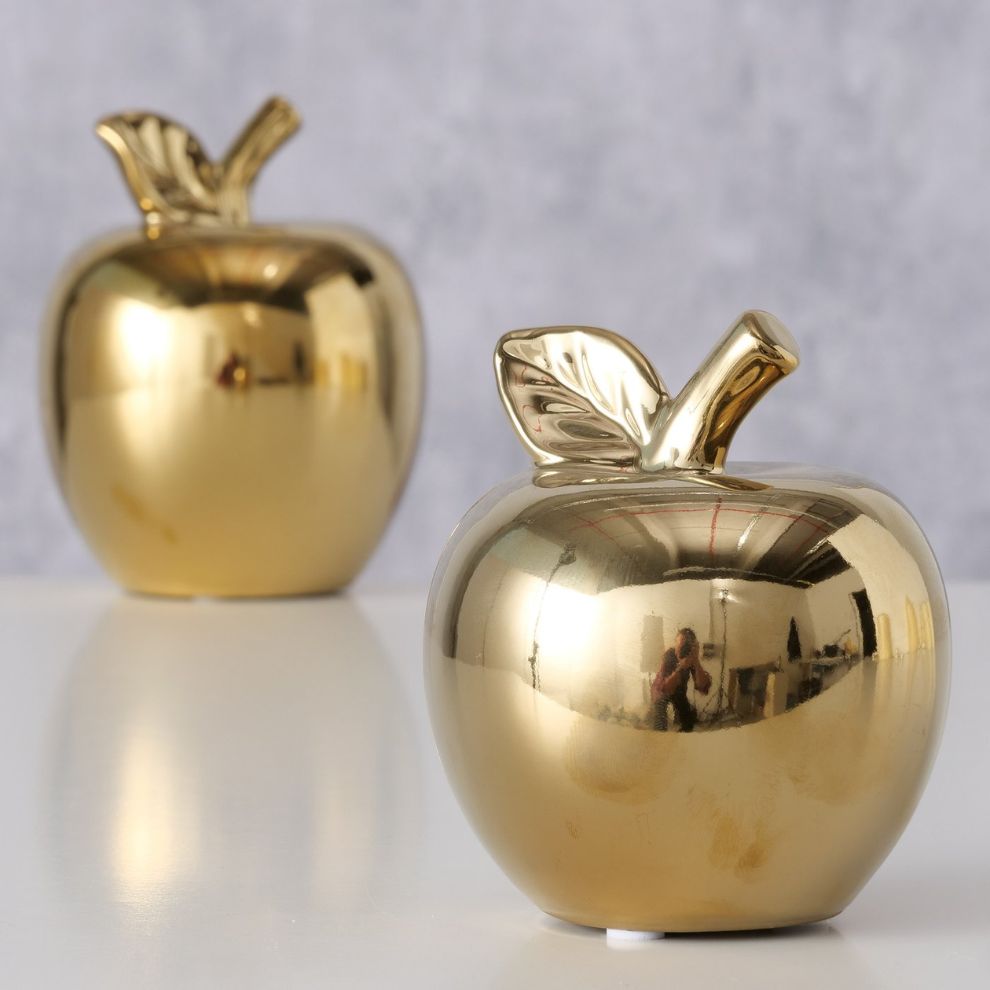 金蘋果造型擺飾 (2)