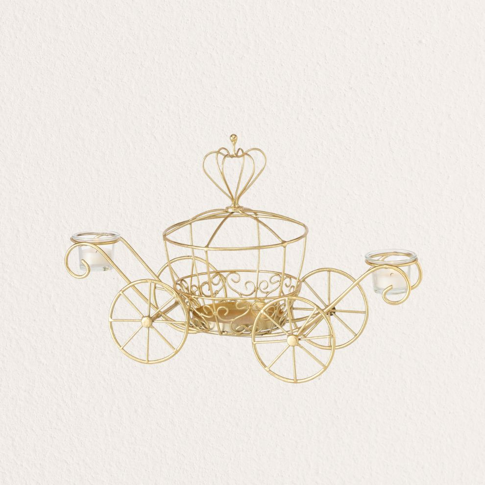 南瓜馬車造型燭台 (1)