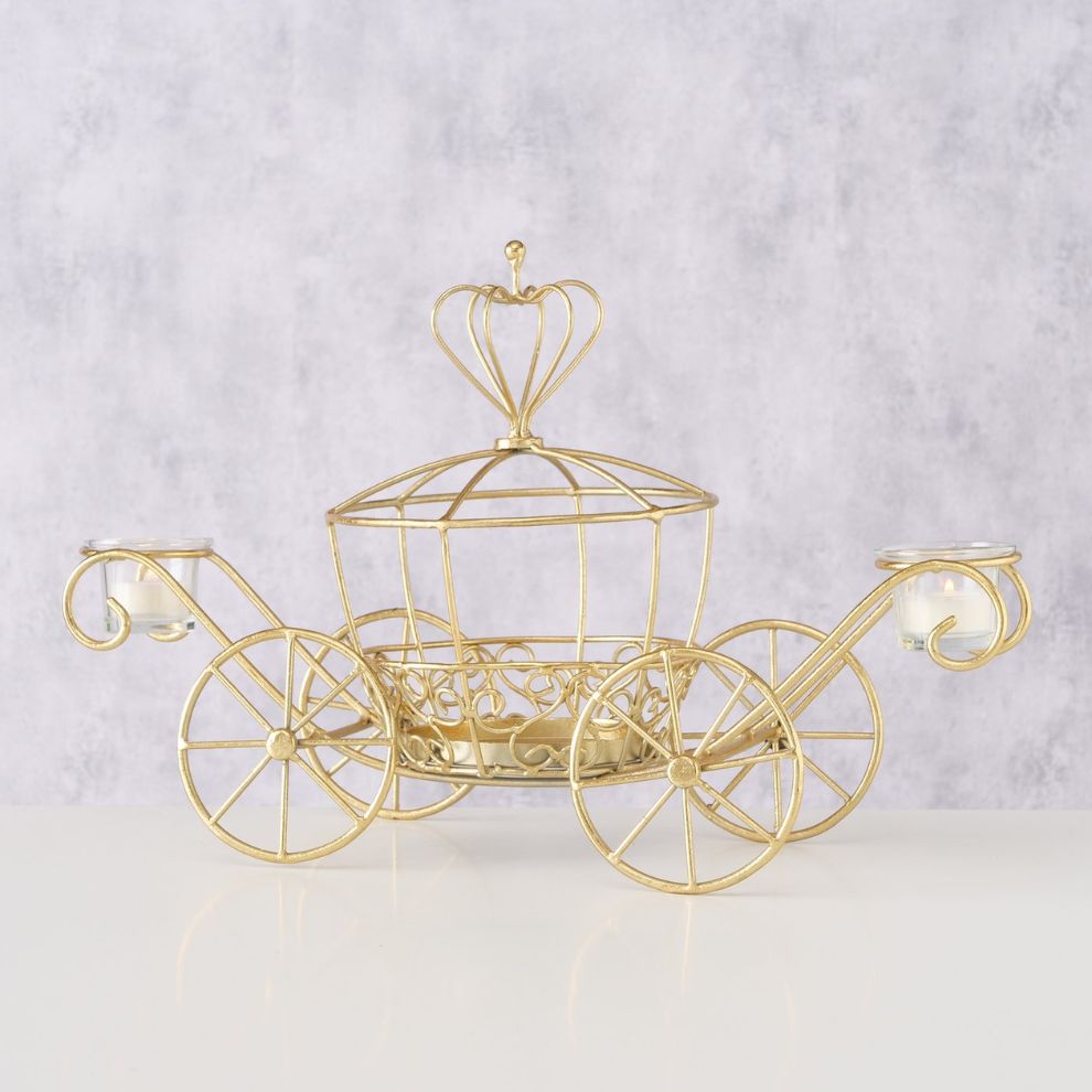 南瓜馬車造型燭台 (2)