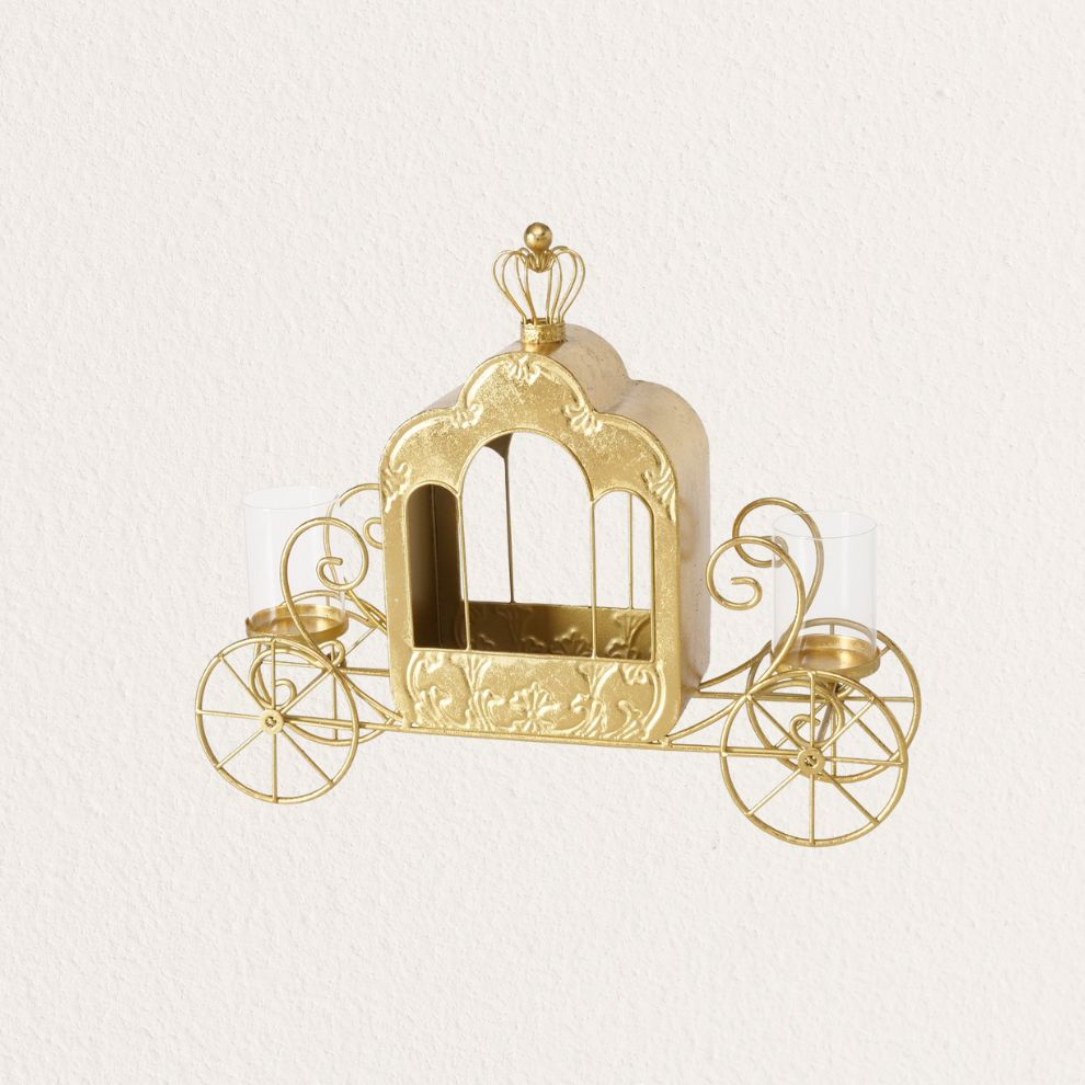 童話馬車造型燭台 (1)
