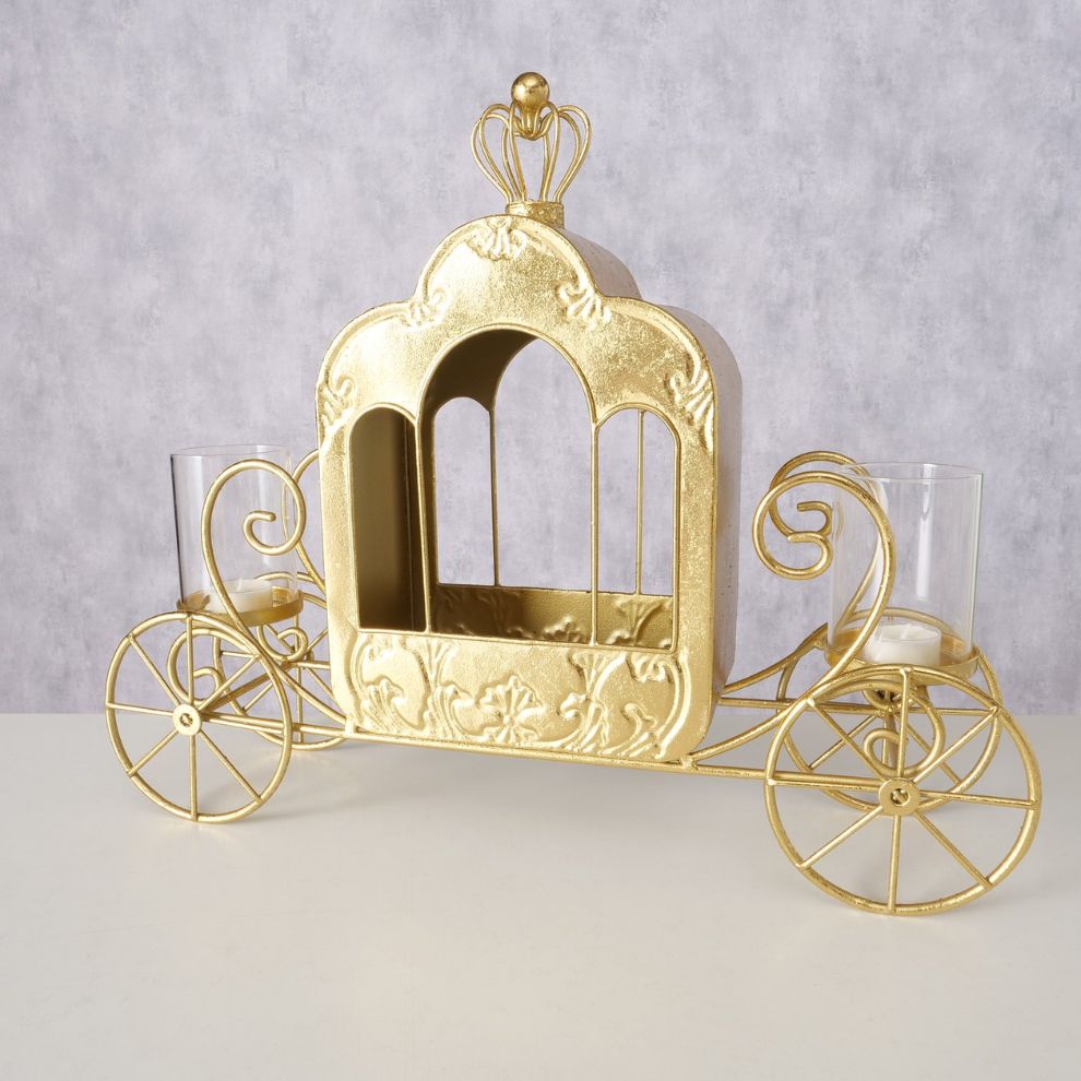 童話馬車造型燭台 (2)