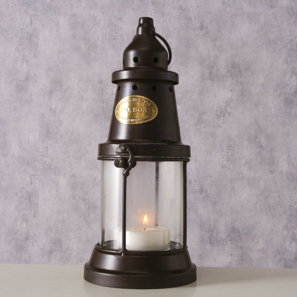 復古提燈造型燭台 (2)