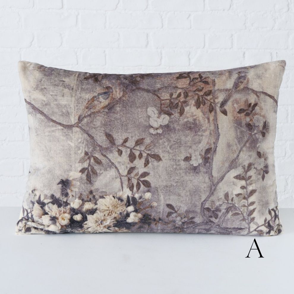 復古花卉抱枕 (2)