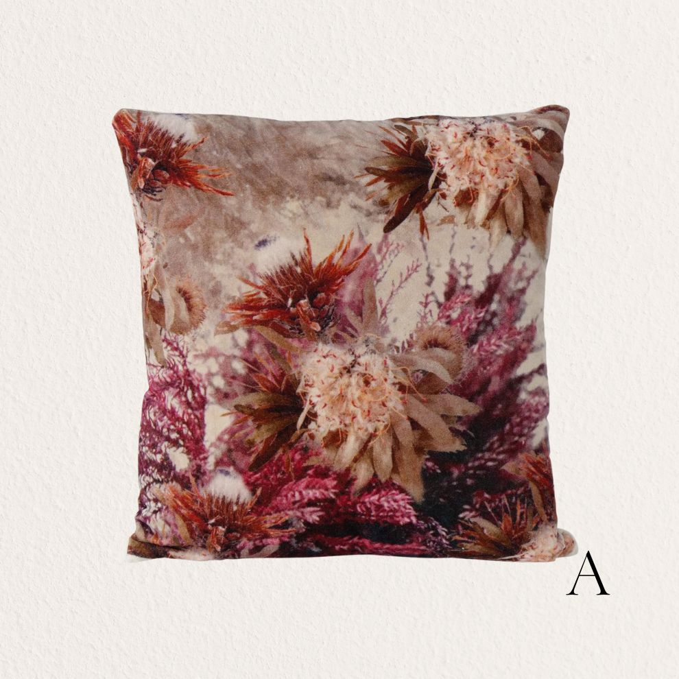 復古花卉抱枕 (3)
