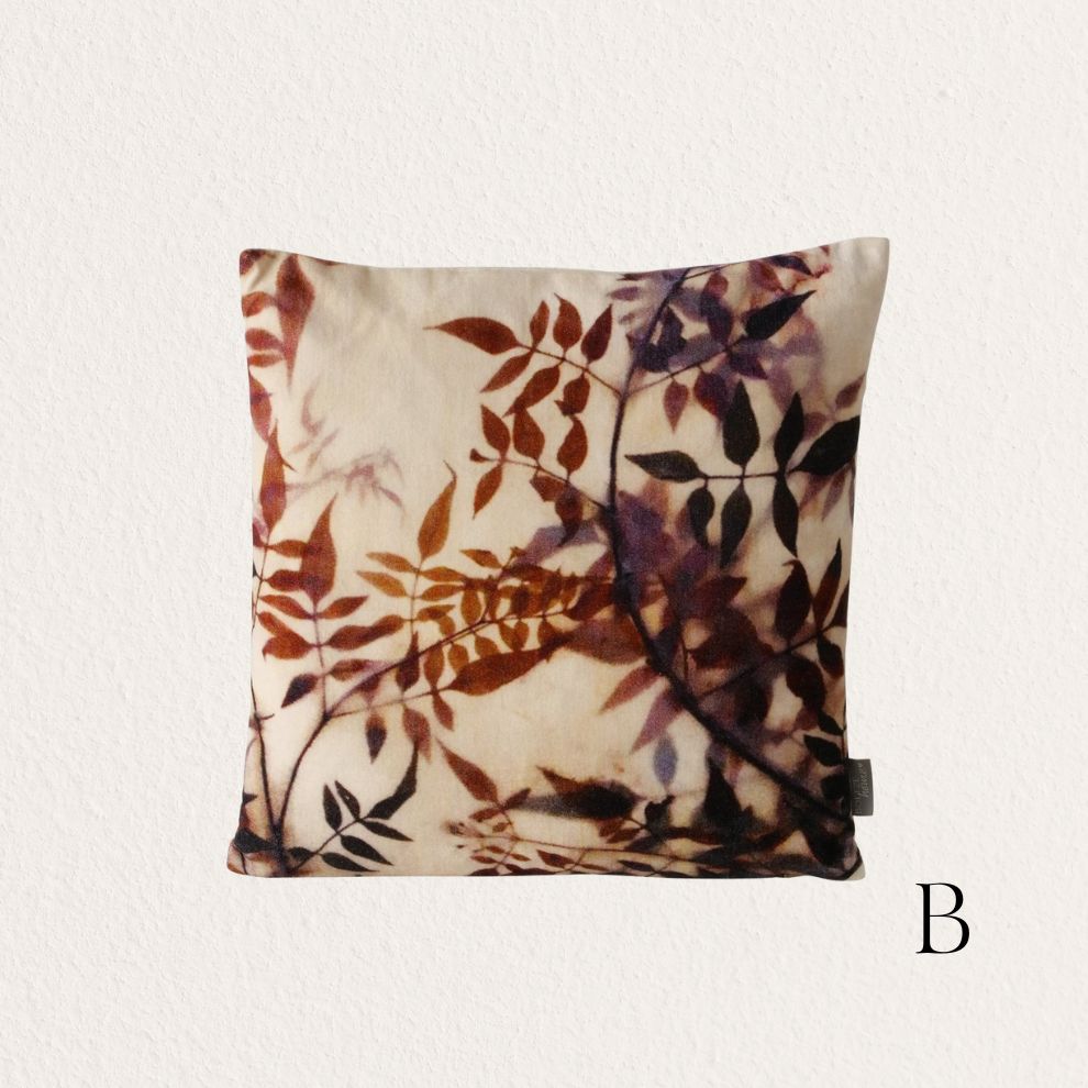 復古枝葉抱枕 (4)