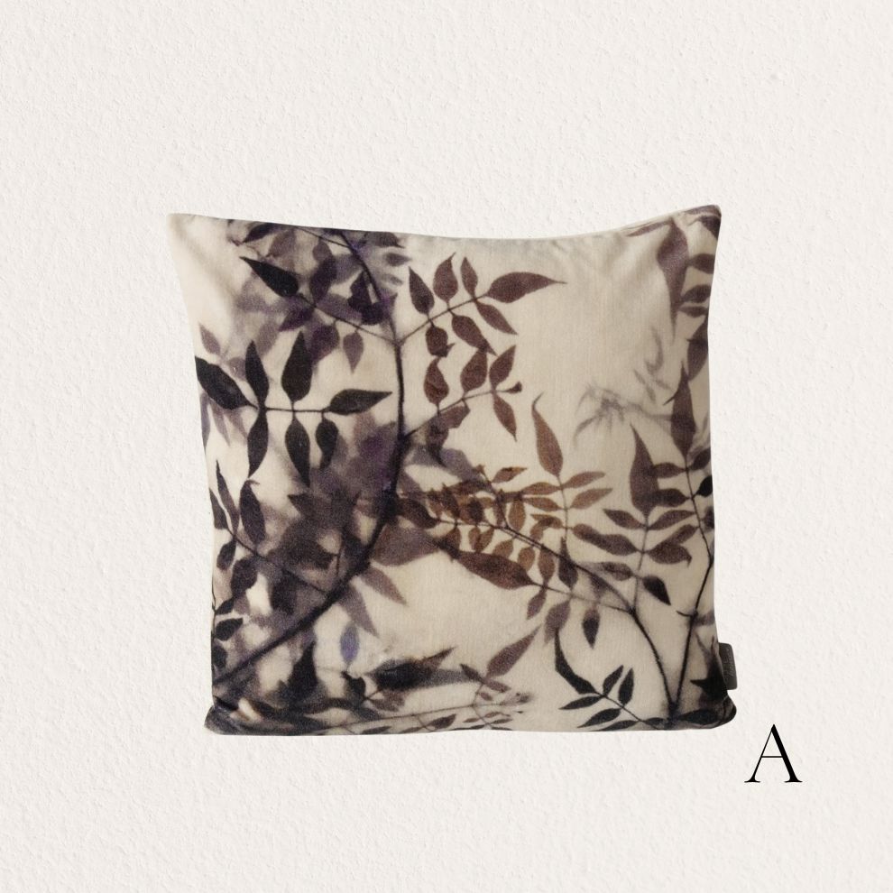 復古枝葉抱枕 (3)