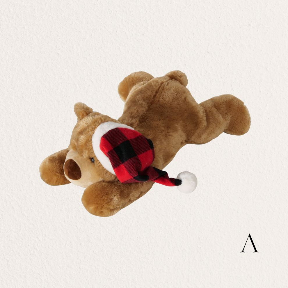 毛絨熊玩偶造型擺飾 (3)