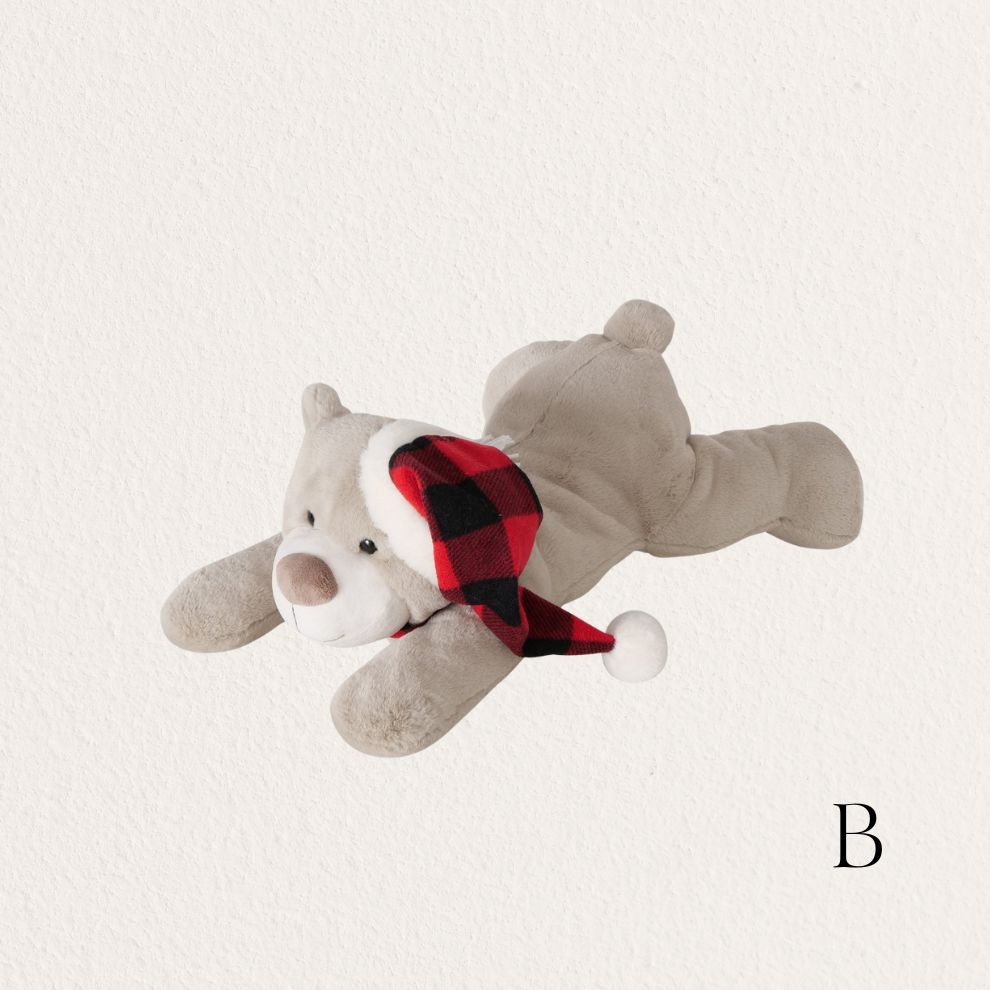 毛絨熊玩偶造型擺飾 (4)