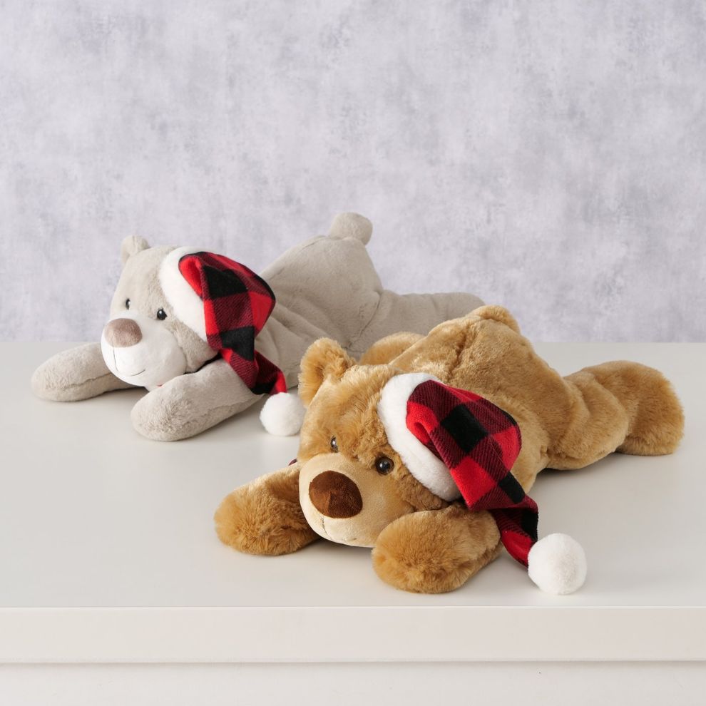 毛絨熊玩偶造型擺飾 (2)