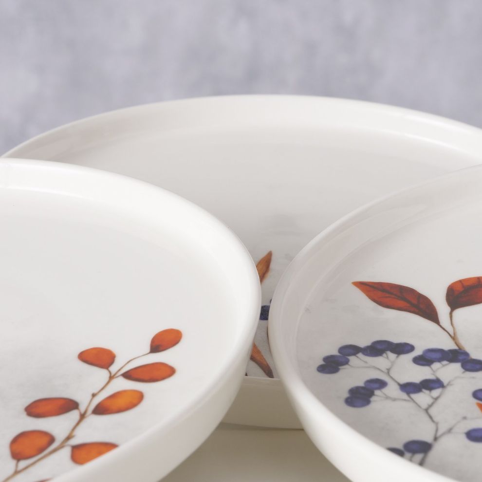 鄉村風造型瓷盤 (2)