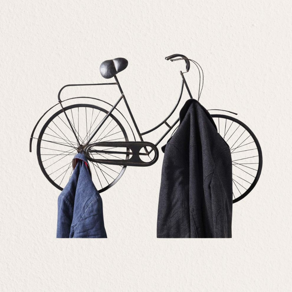 單車造型壁掛衣帽架 (1)