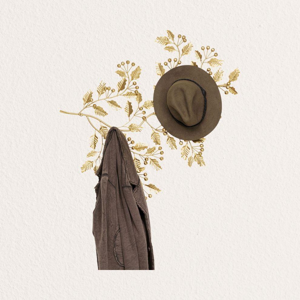 常綠漿果造型壁掛衣帽架 (1)