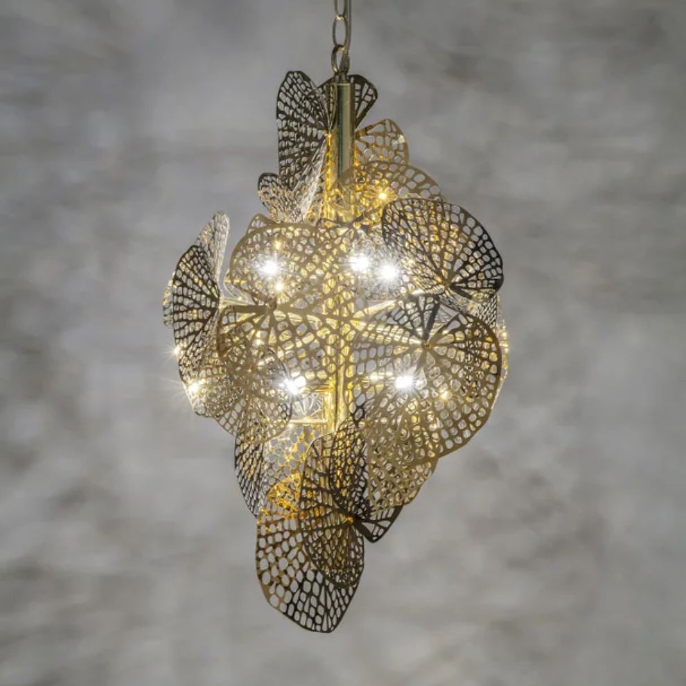 Leaf Gold 吊燈 (2)