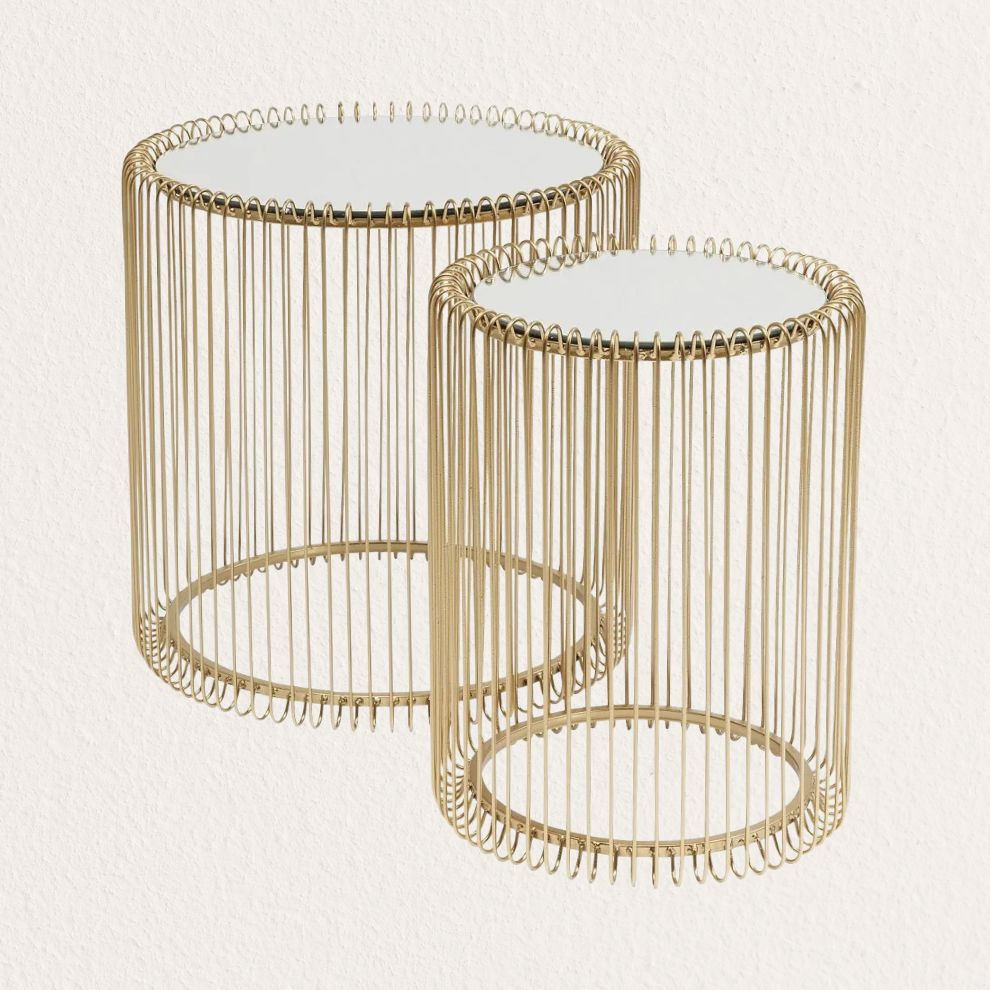 金色鏡面造型邊桌 (1)